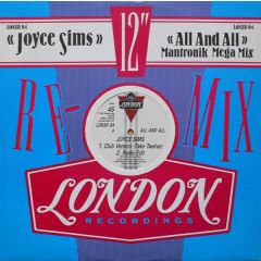 Joyce Sims - Joyce Sims - All And All - London