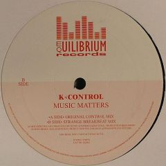 K- Control - K- Control - Music Matters - Equilibrium