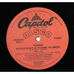 Tavares - Tavares - Heaven Must Be Missing An Angel - Capitol