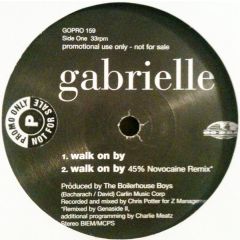 Gabrielle - Gabrielle - Walk On By - Go Beat