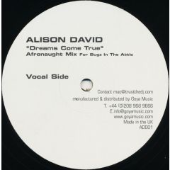 Alison David - Alison David - Dreams Come True - Ad 1