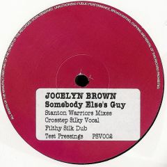 Jocelyn Brown - Jocelyn Brown - Somebody Else's Guy - Pure Silk 