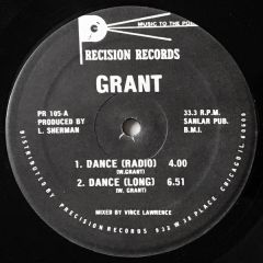 Grant - Grant - Dance - Precision Records