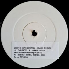 Digital Mind Control - Digital Mind Control - Darkness - Zero Tolerance Recordings