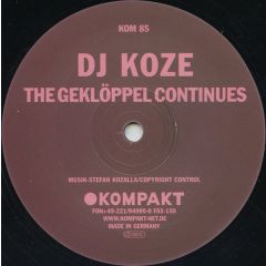 DJ Koze - DJ Koze - The Genloppel Continues - Kompakt