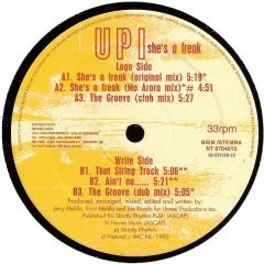 UPI - UPI - She's A Freak / The Groove - Natural
