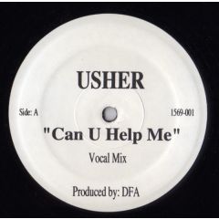 Usher - Usher - Can U Help Me (Us House Mixes) - White