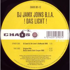 DJ Jamx Joins B.I.A - DJ Jamx Joins B.I.A - Das Licht - Chaos