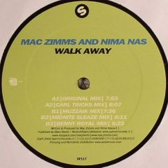 Mac Zimms & Nima Nas - Mac Zimms & Nima Nas - Walk Away - Spinnin