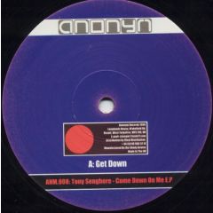 Tony Senghore - Tony Senghore - Come Down On Me E.P - Anonym