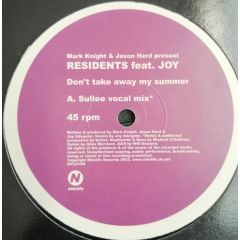 Residents Ft Joy - Residents Ft Joy - Don't Take Away My Summer (Part 2) - Nitelife