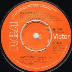 Elvis Presley - Elvis Presley - Way Down - RCA