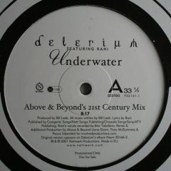 Delerium Feat. Rani - Delerium Feat. Rani - Underwater - Nettwerk