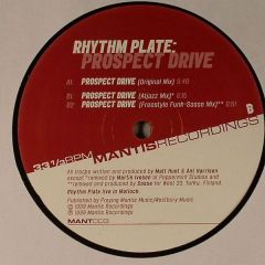Rhythm Plate - Rhythm Plate - Prospect Drive - Mantis 