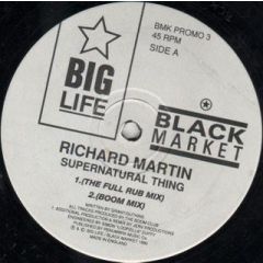 Richard Martin - Richard Martin - Supernatural Thing / Freedom Day - Black Market Records