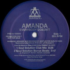 Amanda - Amanda - Everybody Doesnt - Maverick