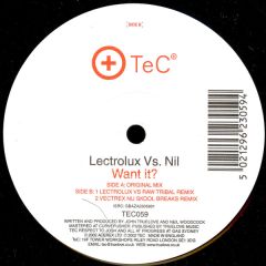 Lectrolux Vs Nil - Lectrolux Vs Nil - Want It? - TEC