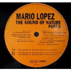 Mario Lopez - Mario Lopez - The Sound Of Nature Part II - Fairlight Records