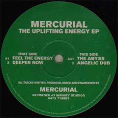 Mercurial - Mercurial - The Uplifting Energy EP - Prophet Records