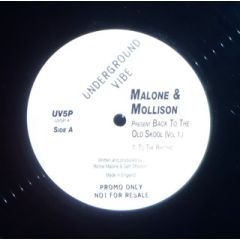 Malone & Mollison - Malone & Mollison - Back To The Old Skool (Vol. 1) - Underground Vibe