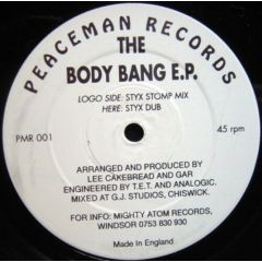 Lee Cakebread - Lee Cakebread - The Body Bang EP - Peaceman