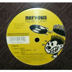 Jonah - Jonah - Yeah Right (Remixes) - Nervous