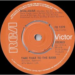 Shalamar - Shalamar - Take That To The Bank - RCA