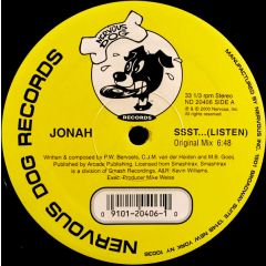 Jonah - Jonah - Ssst (Listen) - Nervous Dog
