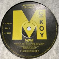 McKoy - McKoy - Family - Right Track Records