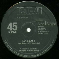 Joe Bataan - Joe Bataan - Rap O Clapo - RCA