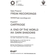 Cartridge - Cartridge - End Of The World - Freak Recordings