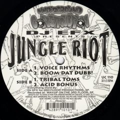 DJ EFX - DJ EFX - Jungle Riot - Underground Construction
