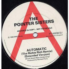 Pointer Sisters - Pointer Sisters - Automatic (Remix) - RCA