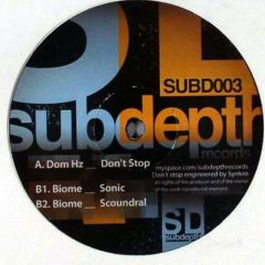 Dom Hz - Dom Hz - Don't Stop - Subdepth