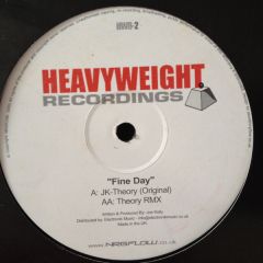 JK Theory - JK Theory - Fine Day - Heavyweight Recordings