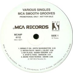 Mca Records - Mca Records - Mca Smooth Grooves - MCA