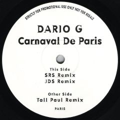 Dario G - Carnaval De Paris - White