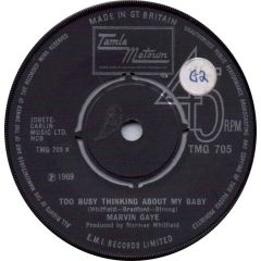 Marvin Gaye - Marvin Gaye - Too Busy Thinking About My Baby - Motown