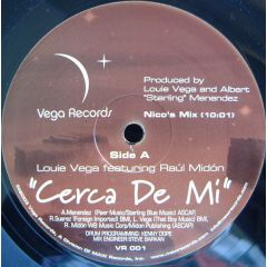 Louie Vega Ft Raul Midon - Louie Vega Ft Raul Midon - Cerca De Mi - Vega Records