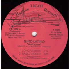 Gino Latino - Gino Latino - Welcome / Yo - Harbor Lights