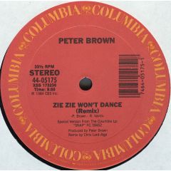 Peter Brown - Peter Brown - Zie Zie Won't Dance - Columbia