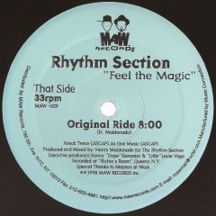 Rhythm Section - Rhythm Section - Feel The Magic - MAW