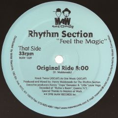 Rhythm Section - Rhythm Section - Feel The Magic - MAW