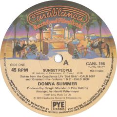 Donna Summer - Donna Summer - Sunset People - Casablanca