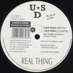 The Real Thing - The Real Thing - I Love Music - United States Of Dance