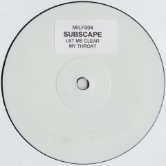 Subscape - Subscape - Let Me Clear My Throat - White