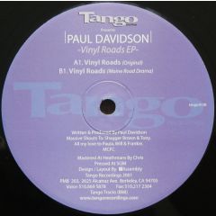 Paul Davidson - Paul Davidson - Vinyl Roads EP - Tango