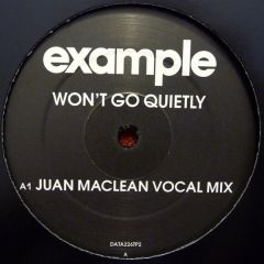 Example - Example - Won't Go Quietly (Juan Maclean Mixes) - Data