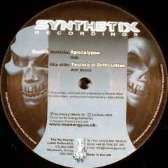 Dark By Design / Anti Shock - Dark By Design / Anti Shock - Apocalypse / Technical Difficulties - Synthetix