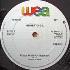 Gilberto Gil - Gilberto Gil - Toda Menina Baiana - WEA
